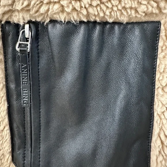 Anine Bing Ryder Sherpa Jacket - Picture 4 of 5